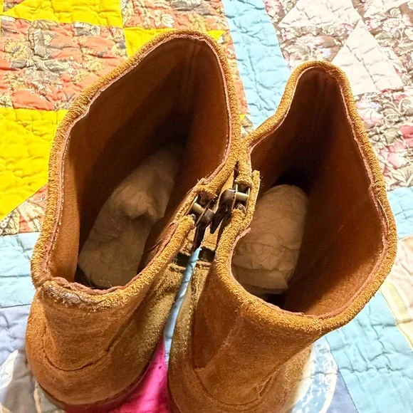 Frye Sawyer Inside Zip Mens Leather Boots:Size 9 - Picture 13 of 16